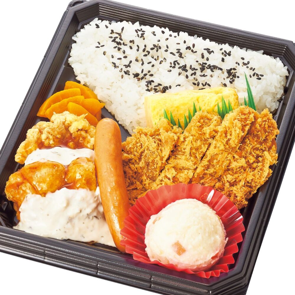 チキン南蛮と豚カツ弁当