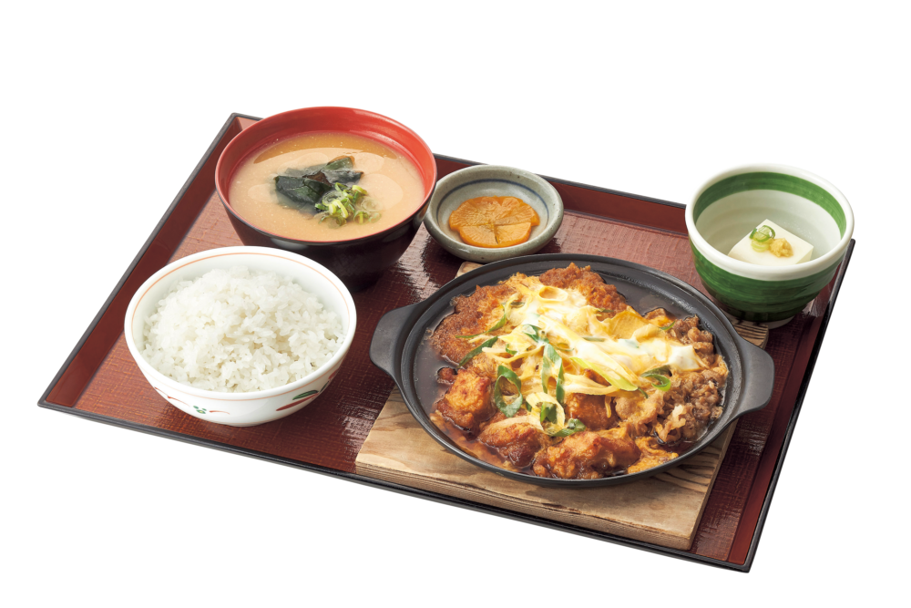 ミックスとじ定食