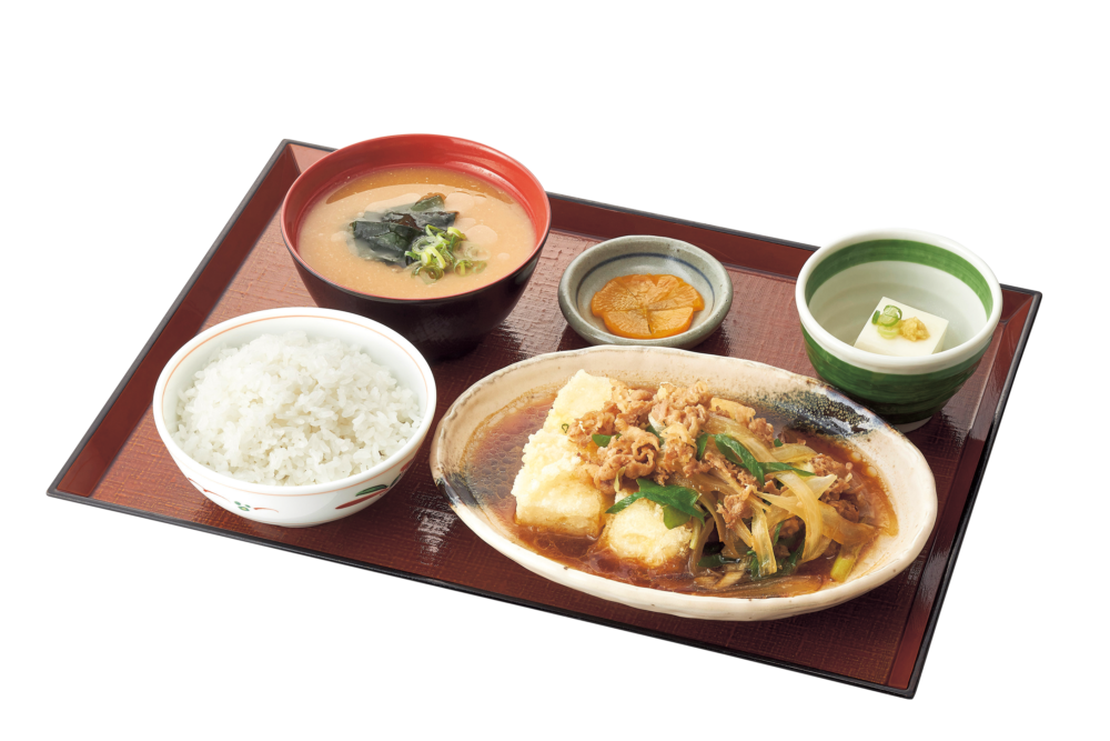 肉豆腐定食