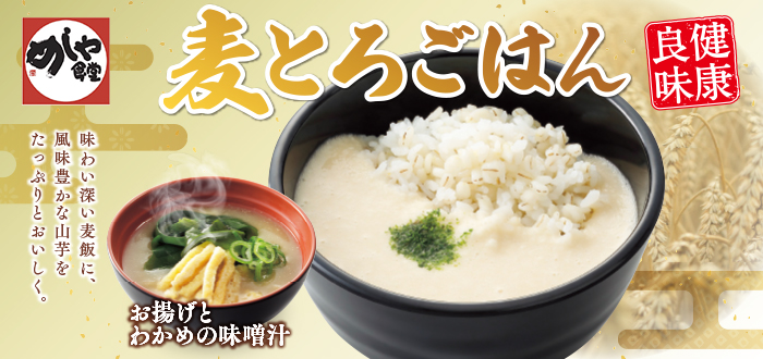 めしや食堂｜麦とろご飯