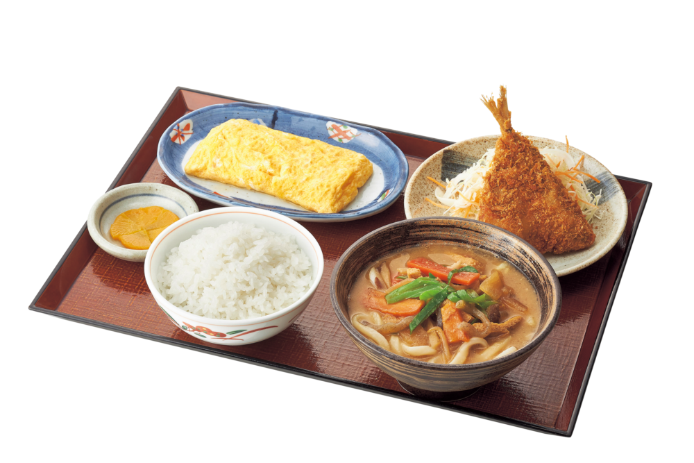 豚汁うどん定食