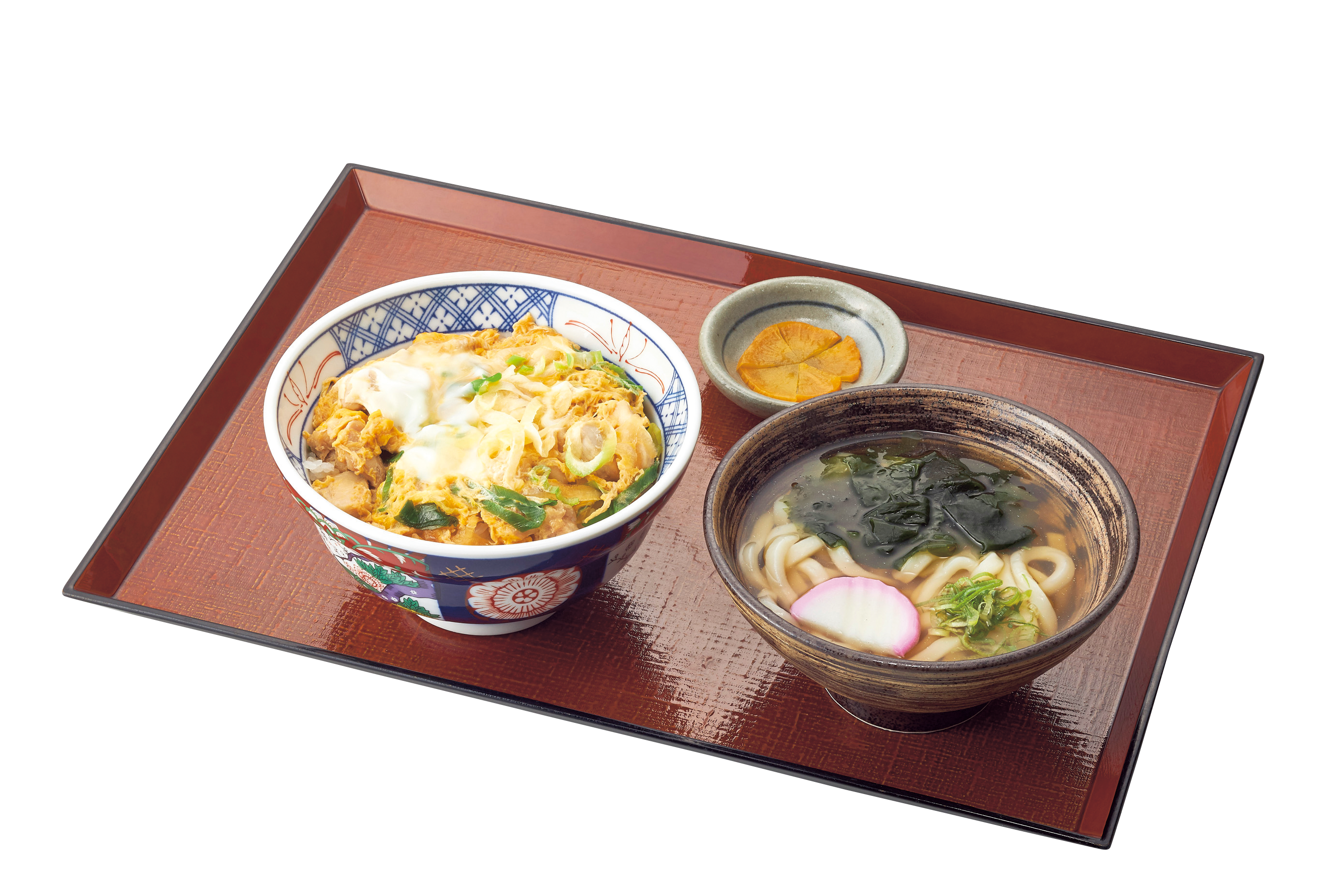 親子丼とミニうどんセット（並）（大）