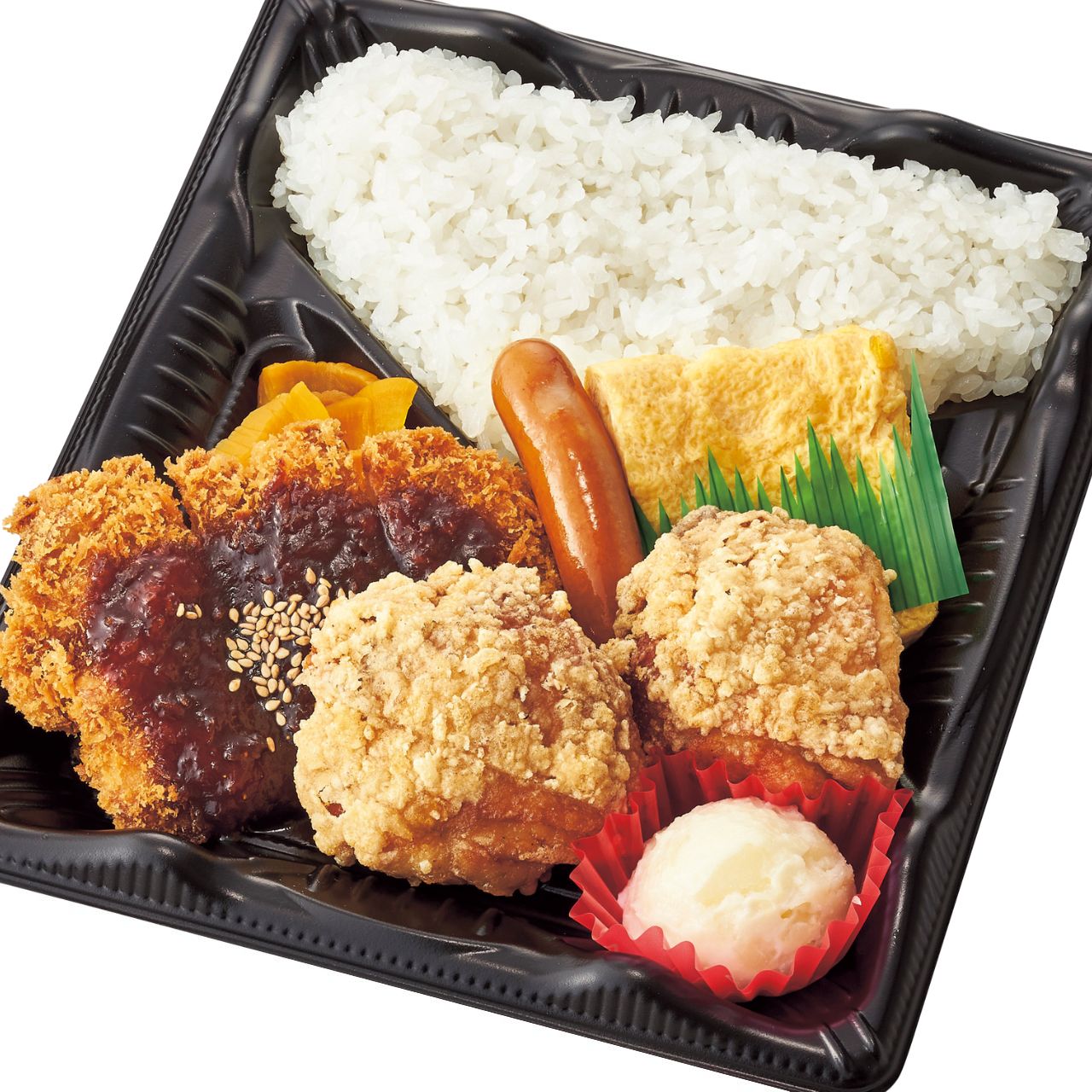 鶏からカツ弁当