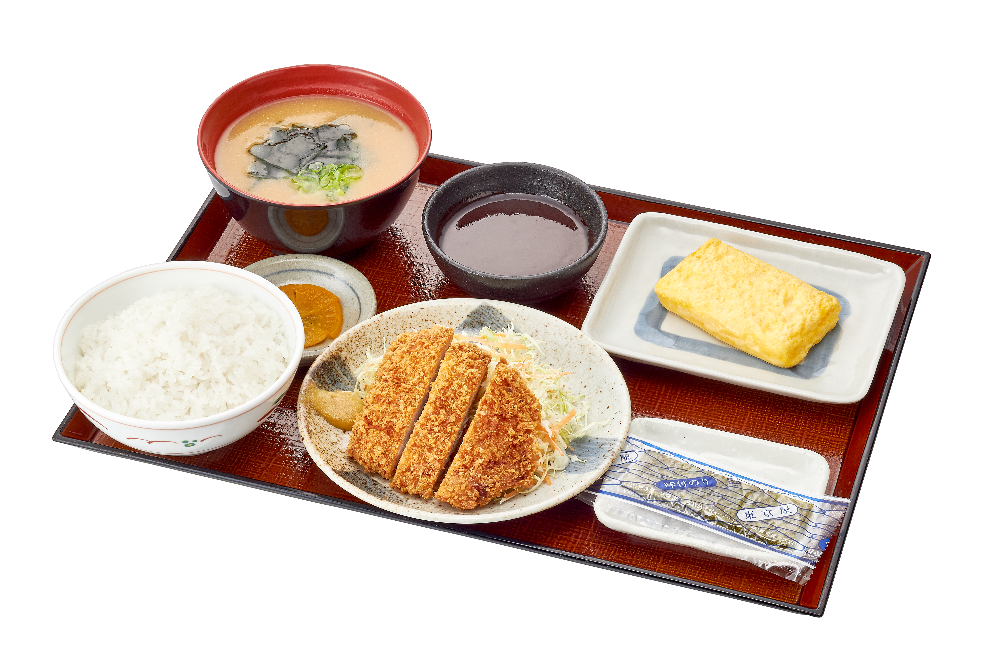 ハーフ&ハーフの朝定食