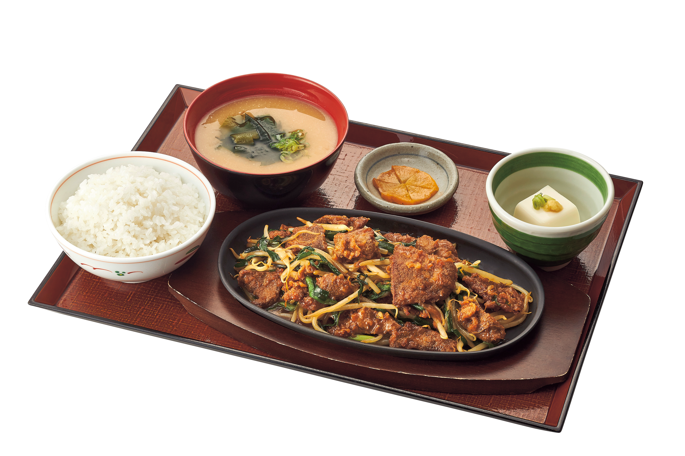豚レバニラ炒め定食