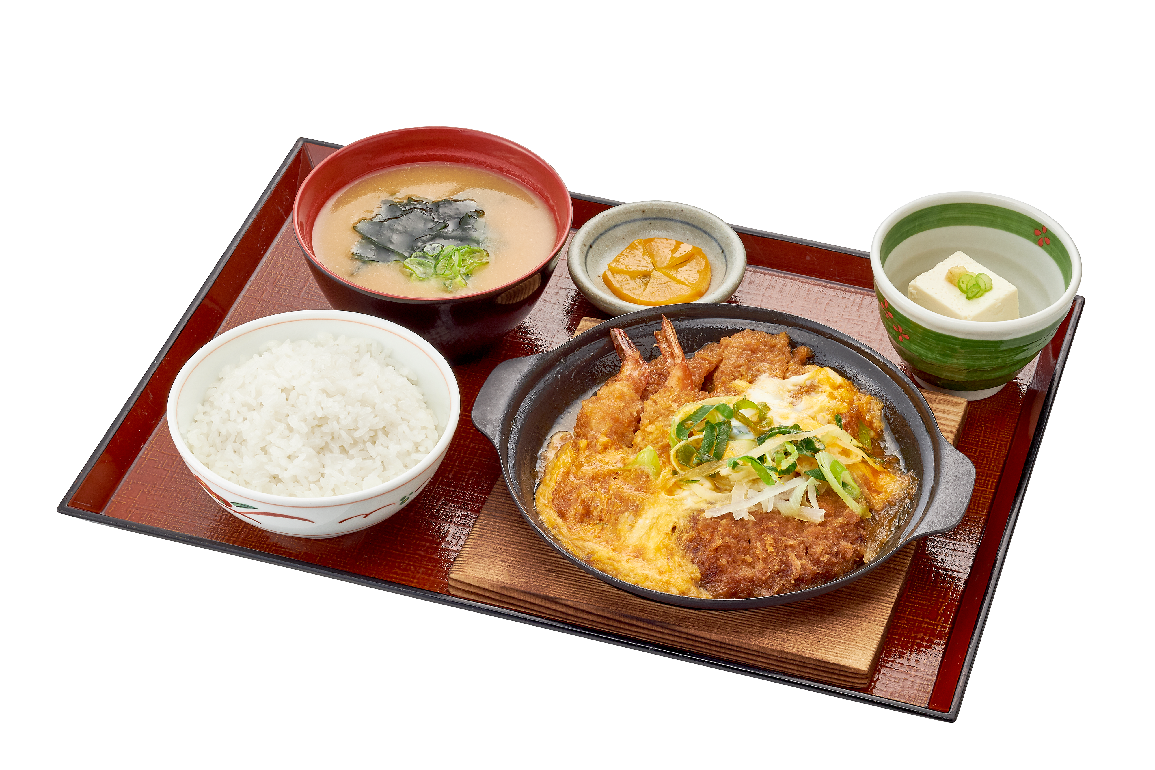 ミックスとじ定食