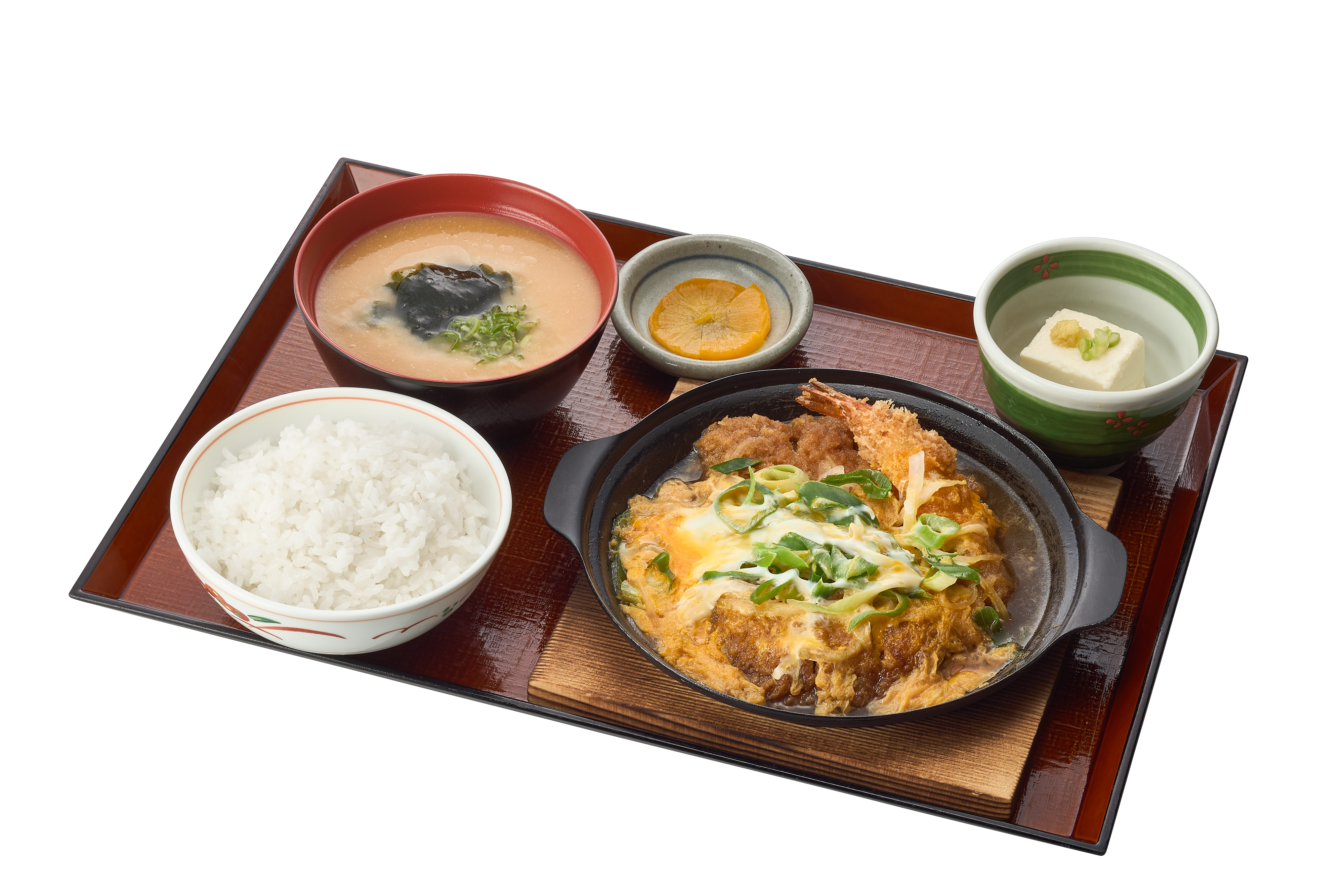 ミックスとじ定食
