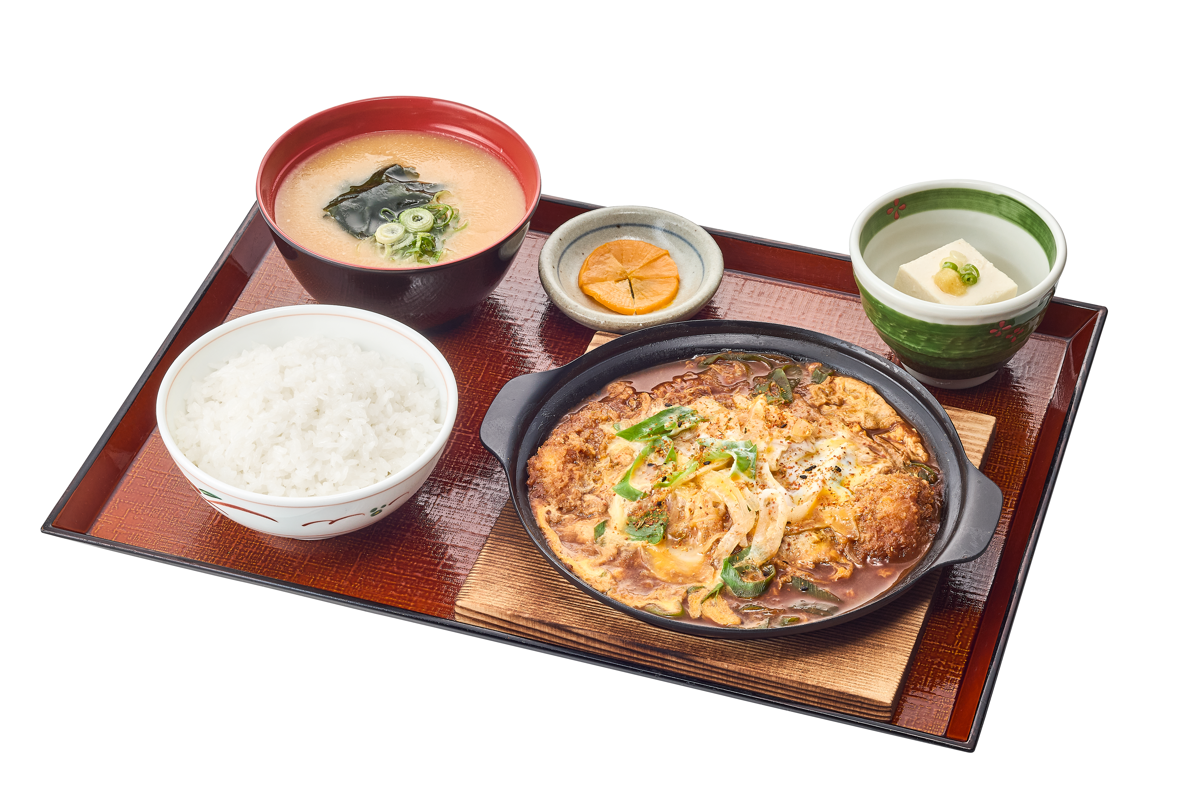 味噌かつとじ定食