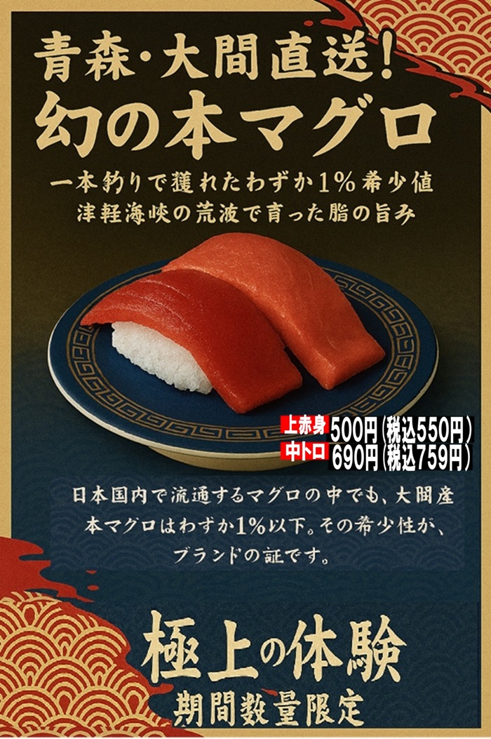 青森大間より直送！幻の大間本マグロ 期間数量限定販売中！